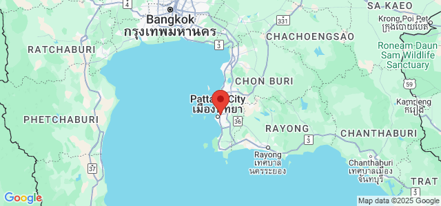 Landkaart Pattaya