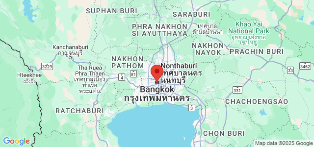 Landkaart Bangkok
