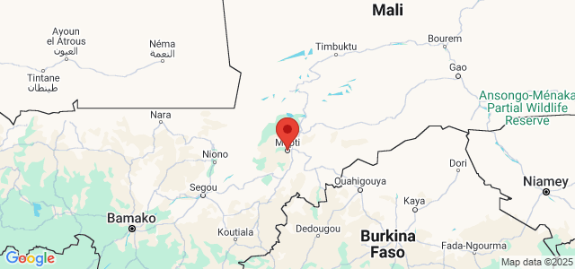 Landkaart Mopti