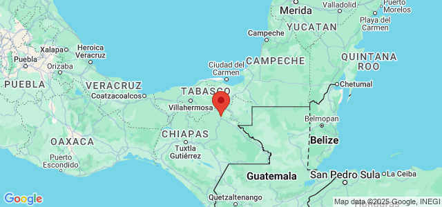 Landkaart Palenque