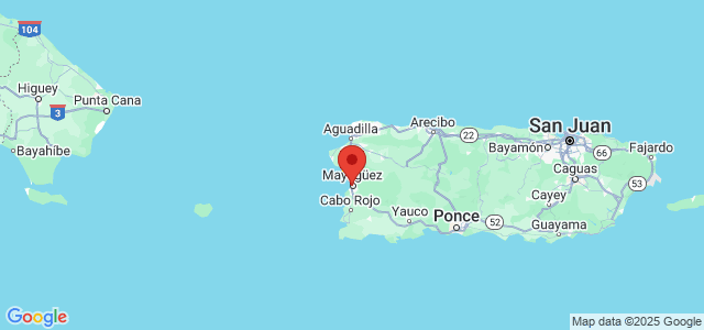 Landkaart Mayaguez