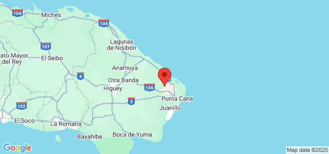 Landkaart Punta Cana