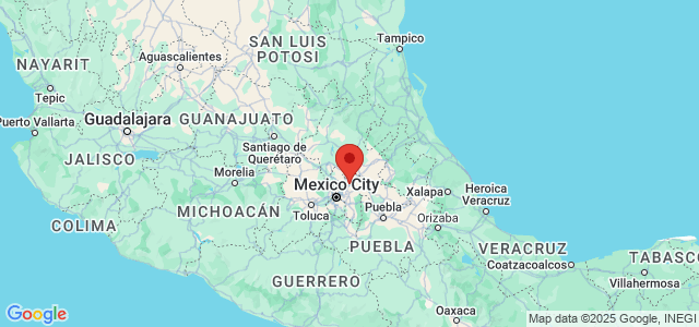 Landkaart Teotihuacán