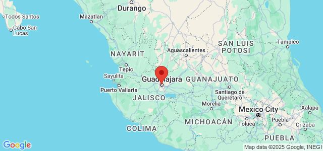 Landkaart Guadalajara