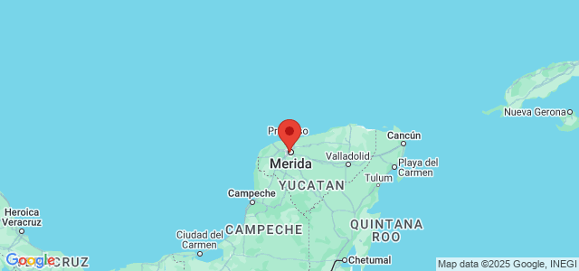 Landkaart Mérida