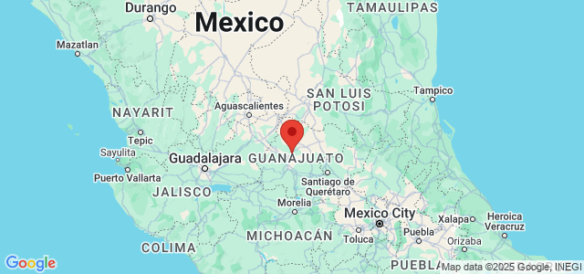 Landkaart Guanajuato