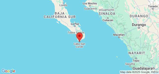 Landkaart Cabo San Lucas
