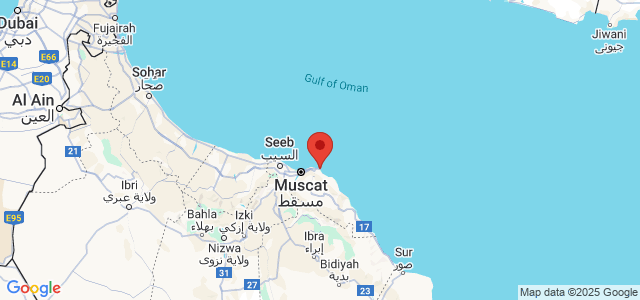 Landkaart Muscat