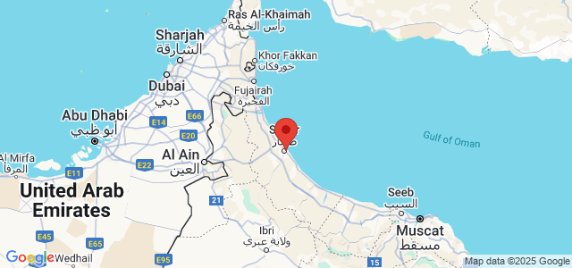 Landkaart Sohar