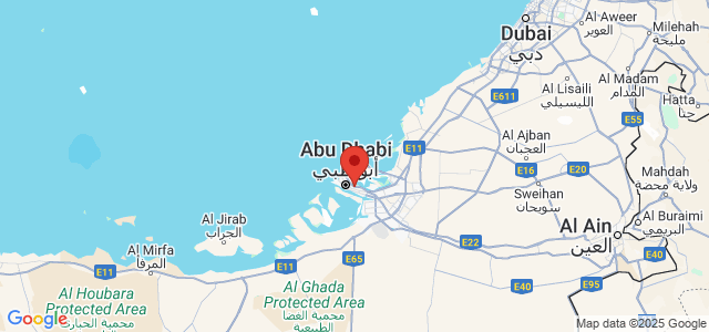 Landkaart Abu Dhabi