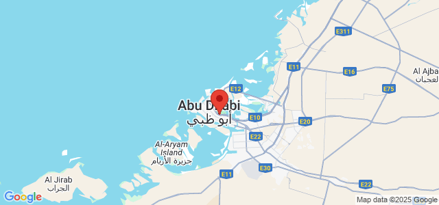 Landkaart Abu Dhabi