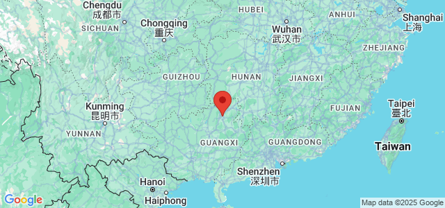 Landkaart Guilin