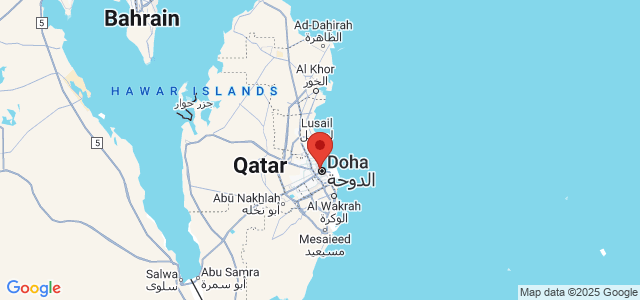 Landkaart Doha