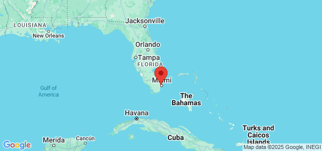 Landkaart Miami
