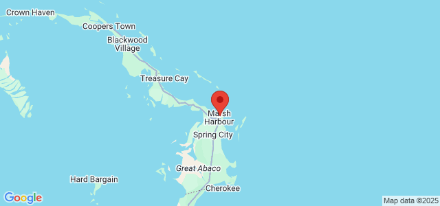 Landkaart Marsh Harbour