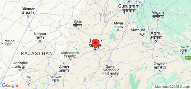 Landkaart Jaipur