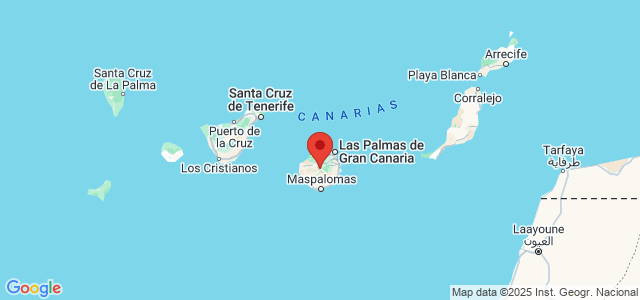 Landkaart Gran Canaria