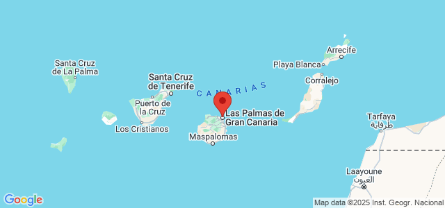 Landkaart Las Palmas de Gran Canaria