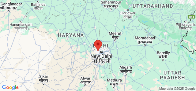 Landkaart Delhi