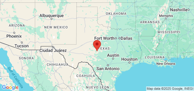 Landkaart Texas