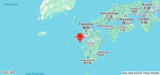 Landkaart Nagasaki