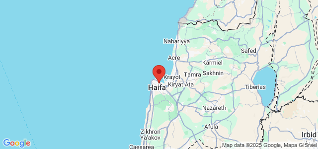 Landkaart Haifa
