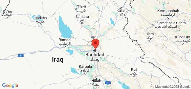 Landkaart Bagdad