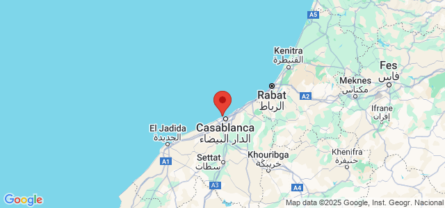 Landkaart Casablanca