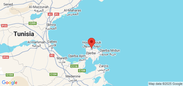 Landkaart Djerba