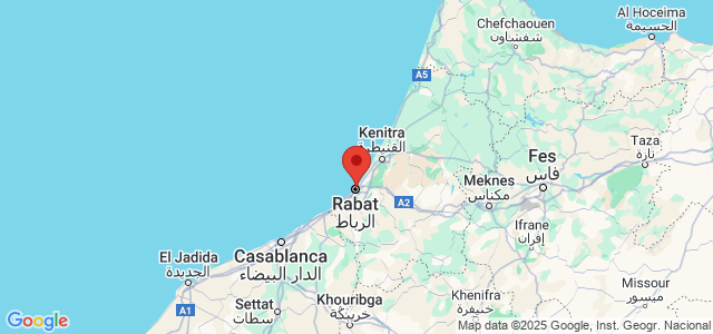 Landkaart Rabat