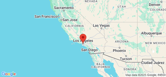 Landkaart Los Angeles