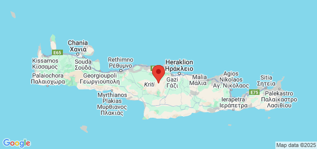 Landkaart Kreta