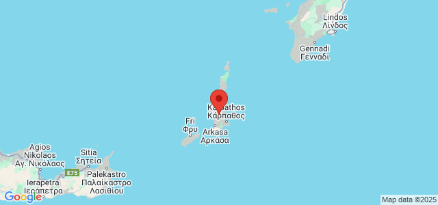 Landkaart Karpathos