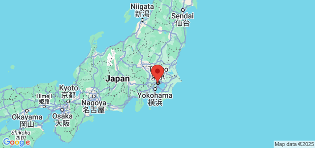 Landkaart Tokyo