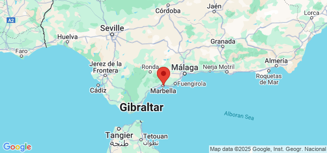 Landkaart Marbella
