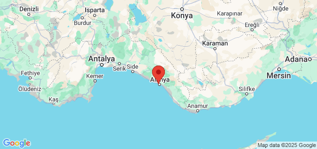 Landkaart Alanya
