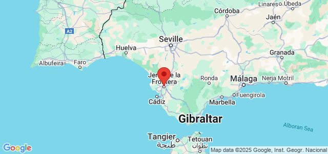 Landkaart Jerez de la Frontera