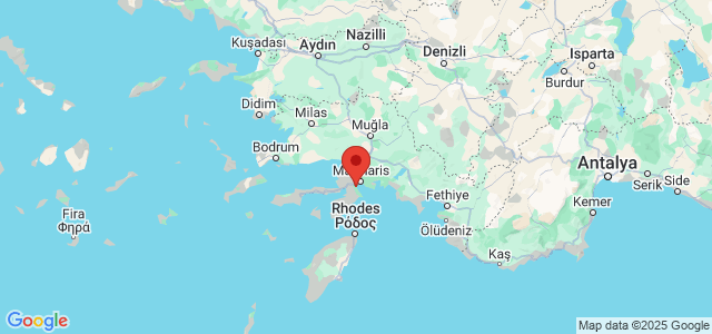 Landkaart Içmeler