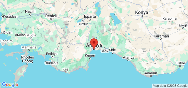 Landkaart Antalya