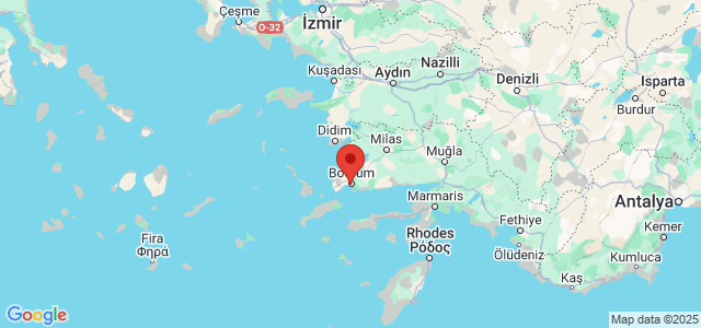 Landkaart Bodrum