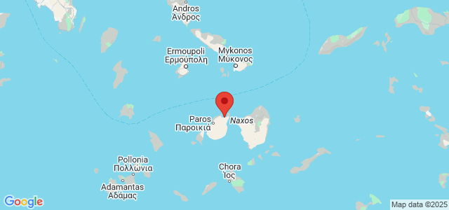 Landkaart Paros