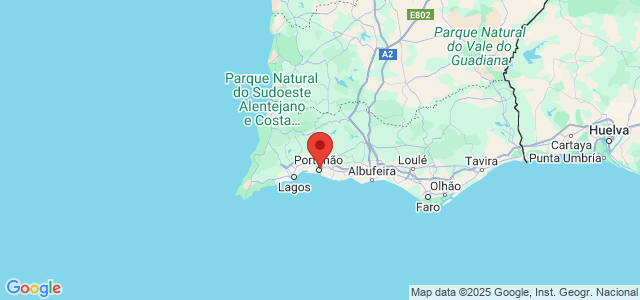 Landkaart Portimão