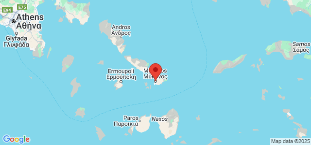 Landkaart Mykonos