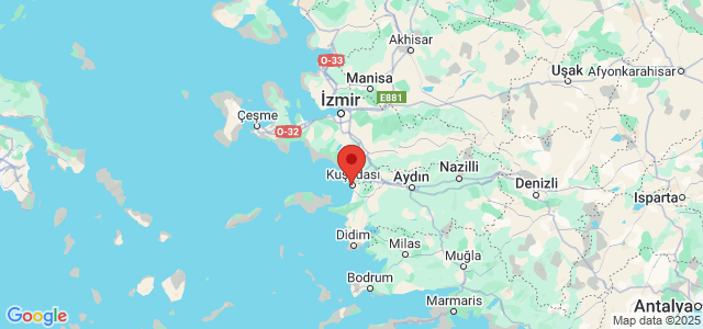 Landkaart Kusadasi