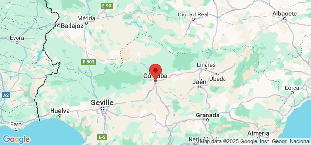 Landkaart Córdoba
