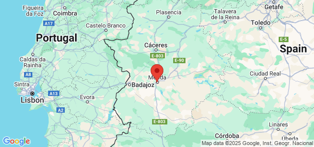 Landkaart Mérida