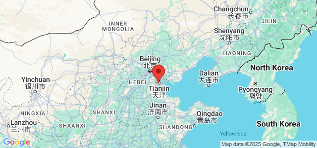Landkaart Tianjin
