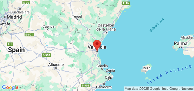 Landkaart Valencia