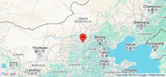 Landkaart Datong