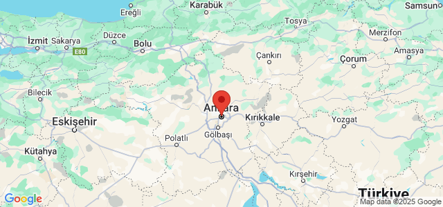 Landkaart Ankara